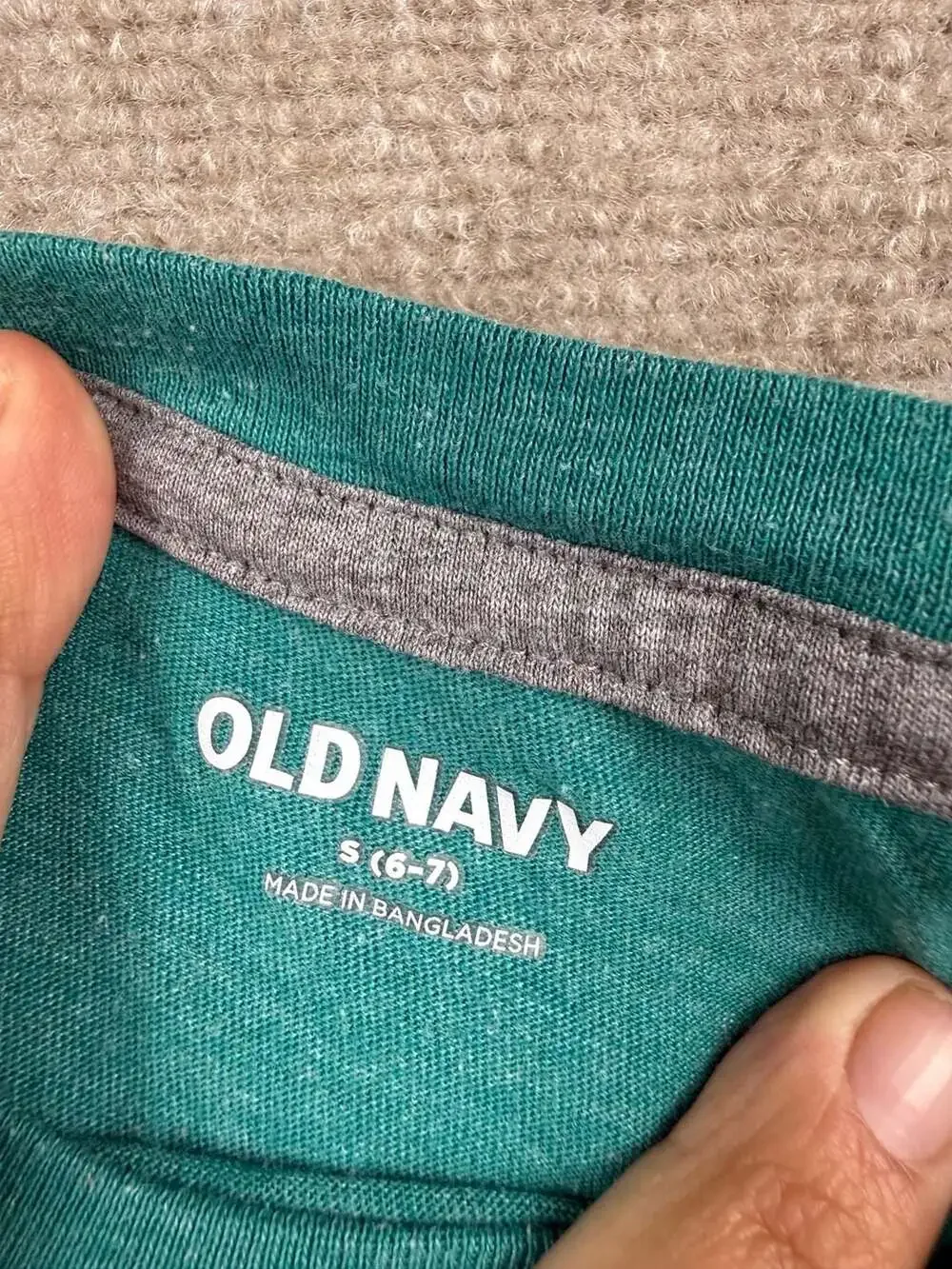 Old Navy Boys Short Sleeve Crew Neck T-Shirt Teal Size S (6-7)